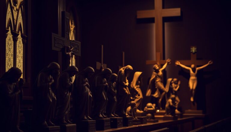 Melihat Visualisasi Jalan Salib di Gereja Salib Suci Cilincing