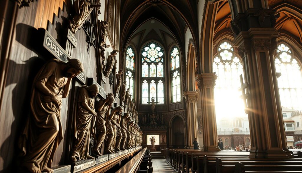 Visualisasi Jalan Salib Gereja Salib Suci Cilincing