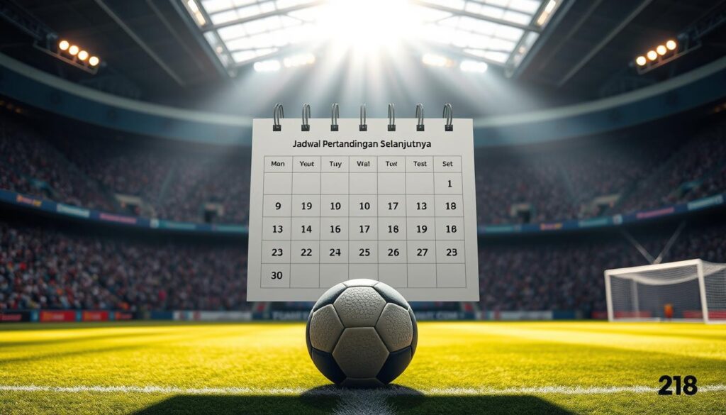 jadwal pertandingan selanjutnya