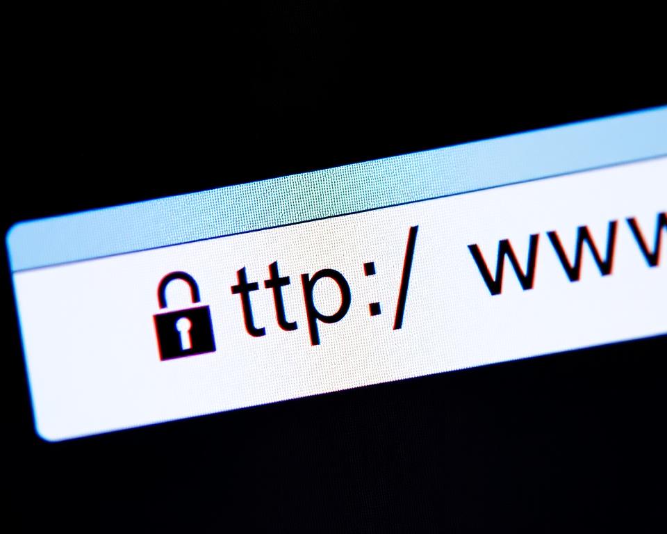 Perbandingan URL aman (https) dan tidak aman (http) pada browser Perbandingan URL aman (https) dan tidak aman (http) pada browser